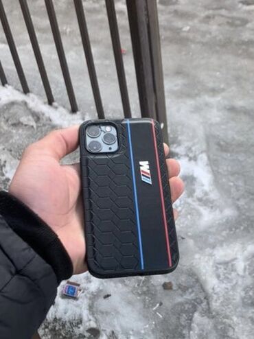 режим 10 с: IPhone 11 Pro, Б/у, 64 ГБ, Black Titanium, Зарядное устройство, Защитное стекло, Чехол, 100 %