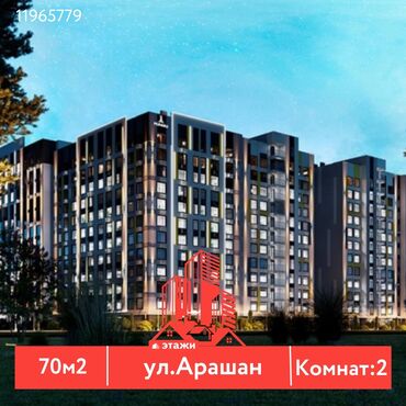 дома на продажу бишкек: 2 бөлмө, 70 кв. м, Элитка, 2 кабат
