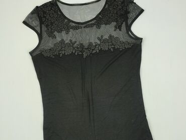 czarne bluzki bez rękawów: Blouse, M (EU 38), condition - Good