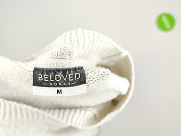 z haftem: Beloved, Sweter damski, rozmiar M — 4