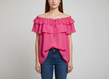 bluzka na jedno ramie zara: Women's blouse, size One size