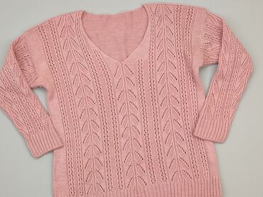 spódniczka w kratkę różowa: Sweter, L (EU 40), condition - Very good