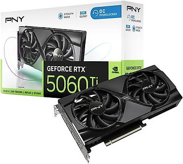 4070 ti super: Videokart PNY GeForce RTX 5060 Ti, 8 GB, Yeni — 1