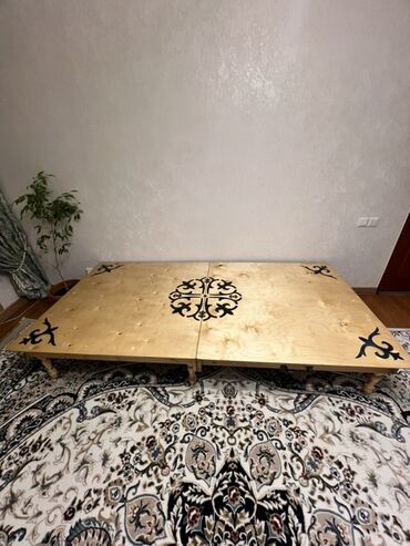 столик сервировочный: Национальный кыргызский стол, Новый, Складной, Другой материал
