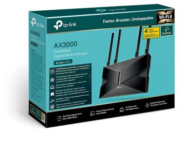 Модемы и сетевое оборудование: Wi-Fi роутер Archer AX53 Маршрутизатор TP-Link Archer AX53