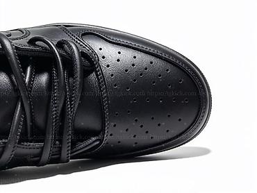 jordan 1: Məhsul: Nike Air Jordan 1 Low – “Triple Black” xüsusi detallı versiya — 7