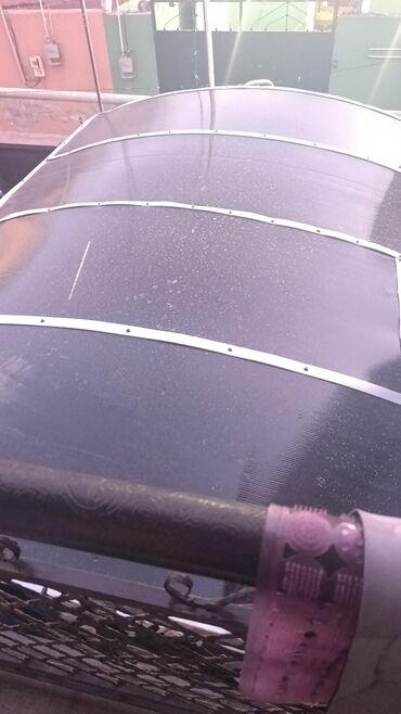 dam örtükləri rəngləri: Polikarbonat dam örtüyü –en 2.50 uzunu 3.50 yarımdairəvi (tağvari)