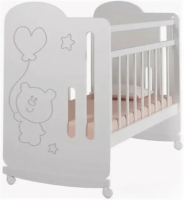 детская кроватка до 2 лет: Детская кроватка с маятником и ящиком Классическая прямоугольная