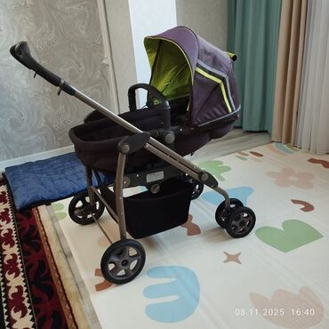 Коляски: Коляска, цвет - Коричневый, Б/у — 6