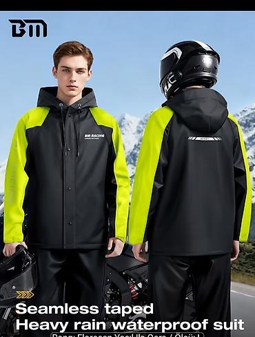 elektro maped: BM Racing motosiklet üçün su keçirməz yağış kostyumu Ancaq — 1