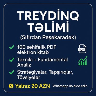 Repetitorlar: 🔹 Tam izahlı treydinq təlimi 🔹 Yeni başlayanlar üçün sıfırdan peşəkar