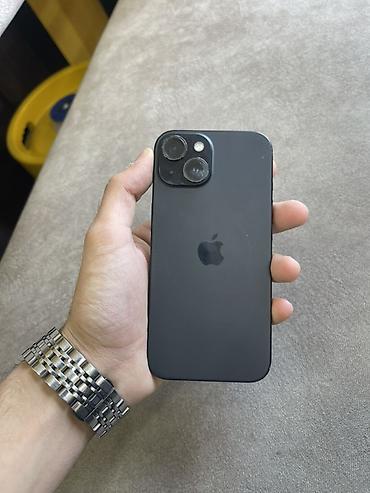 telefon iphone 12: IPhone 15, 128 GB, Qara, Face ID — 9