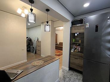 flat osh: 1 комната, 34 м², Аламедин-1 мкр 105 серия, 1 этаж, Дизайнерский ремонт — 2