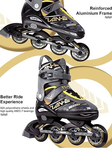 roker velosiped: ROLİK TIAN-E – şəhər gəzintisi və fitnes sürüş üçün inline konki — 5