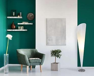 Stilske lampe: Podna lampa Tulip – bela, EU utikač, 1x E27 - Dizajn inspirisan — 4