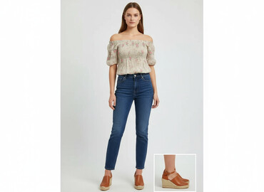 beżowy żakiet do sukienki: Promod, Women`s dress, size M