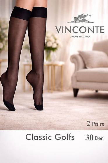mn m: Женские гольфы VINCONTE, 30 den. - Формат: 2 пары в упаковке - — 3