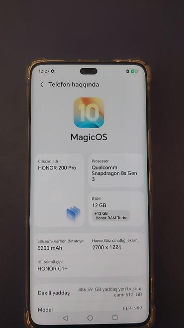 i̇nfinix note 50 pro: Honor 200 Pro, 512 GB, rəng - Yaşıl — 2