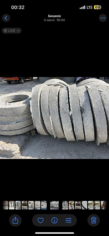 Железобетонные (ЖБИ) кольца для септика: Железобетонное (ЖБИ) кольцо для септика Размер: 150 x 90 x 9 см, Платная установка, В розницу — 19