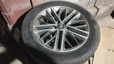 Комплект из 4 колес в сборе: легкосплавные диски Hyundai + летние