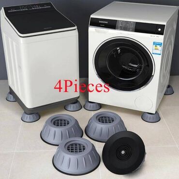 Tunel gume za veš mašine: 4kom anti-vibraciona - neklizajuća PODLOGA ZA VEŠ MAŠINU Postavite na — 1
