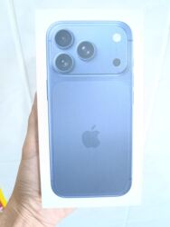 корейский телефон: IPhone 17 Pro, Жаңы, 256 ГБ, Көк, Кабель, 100 %