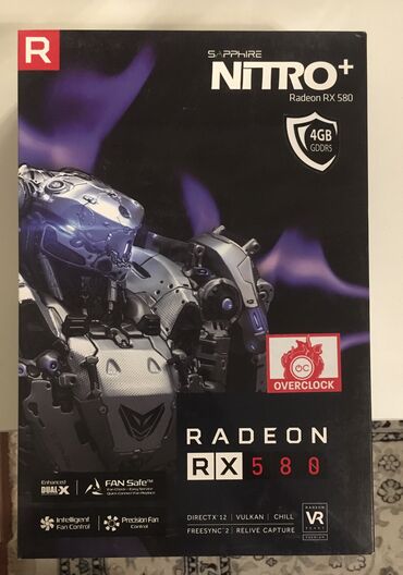 Продаю видеокарту RADEON RX580 4GB GDDR5 SAPPHIRE NITRO+
