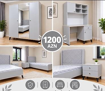 genc: Məhsul: Uşaq/yeniyetmə otağı üçün mebel dəsti – 1200 AZN Dəst — 1