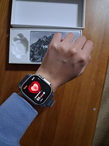 Башка акылдуу сааттар: Смарт часы HK 9 ULTRA 2 (реплика Apple Watch Ultra 2) - Измерение — 3