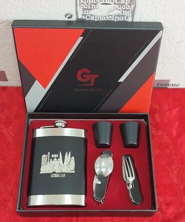 Digər içki üçün qablar: İçki qabı satılır, təzədir. Dəstinə daxildir: 1 ədəd İçki qabı, 1 ədəd — 2