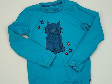 sweterek błękitny: Світшот, 9 р., 128-134 см, стан - Хороший