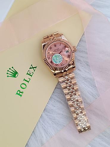 oyster saat: Yeni, Qol saatı, Rolex, rəng - Qızılı — 3