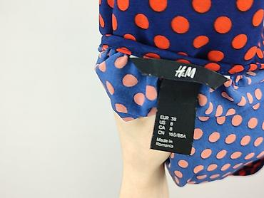 granatowa: H&M, Sukienka damska, rozmiar M — 4