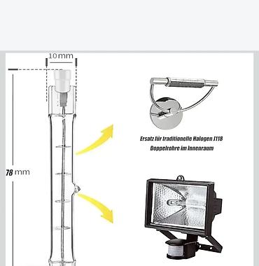 gnezdo stolica jysk: R7s halogena sijalica 78 mm - Snaga: 80 W - Napon: AC 220–240 V - — 2