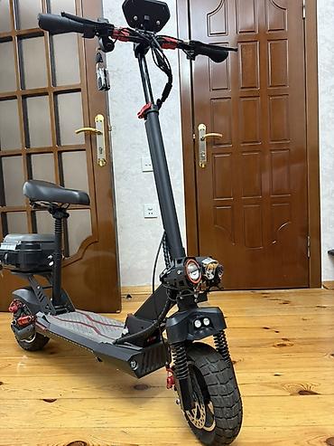 elektrikli scooter oturacaqlı: Elektrikli skuter – oturacaqlı, güclü işıqlandırma və əlavə — 5