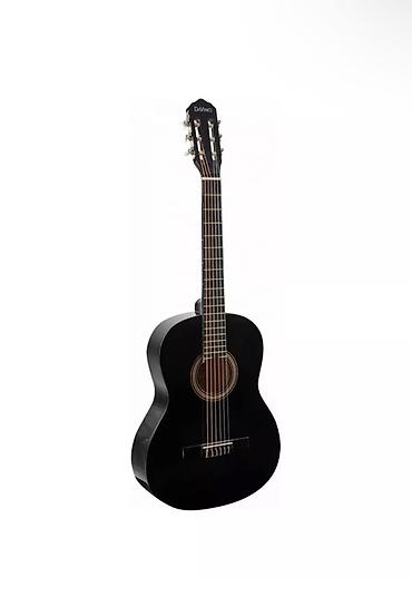Классическая гитара DaVinci 4/4, черная, глянцевая - Полноразмерная