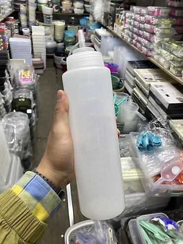 Пластиковая бутылка-дозатор (сквизер) для соусов и жидкостей. - at lalafo.kg Пластиковая бутылка-дозатор (сквизер) для соусов и жидкостей. -