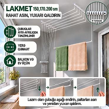 susilka: **Lakmet — Tavan üçün paltar quruducusu, 7 qollu Lakmet paltarları — 3