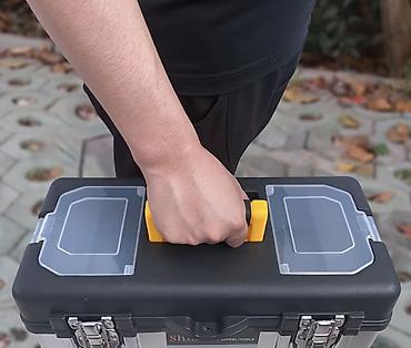iş alətləri: SHIDELI High-Grade Tools Box – alət çantası - Ölçülər: 40 x 19.5 x 18 — 3