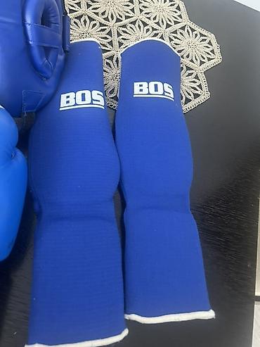 boks torbasu: Boks/ kontak idman dəsti - TOP TEN markalı baş qoruyucu: mavi rəng — 4