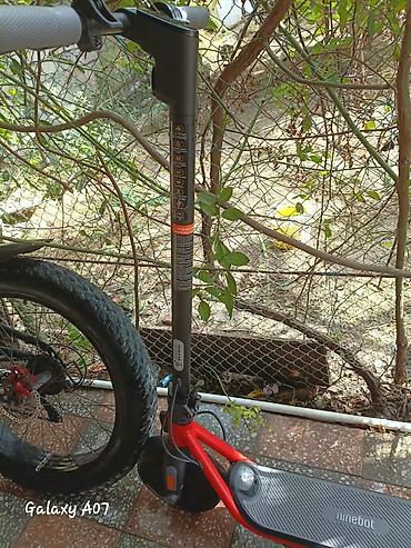 baraban yonan: Segway Ninebot elektrik skuter - Maks sürət: 25 km/s (istifadəçi — 5