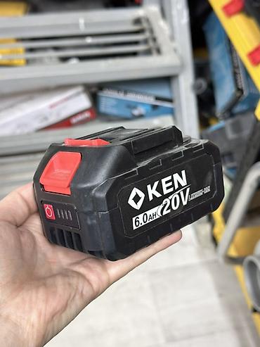 124 ак: Аккумулятор KEN 20V, 6.0Ah (Li-Ion) - Тип: литий‑ионный аккумулятор — 1