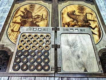 Нарды: Нарды "Номад". Нарды премиального сегмента, размер игрового поля — 6