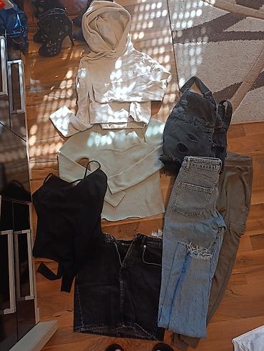 Lot S odece novo ili jednom noseno Zara, Puma itd Na fotografijama je