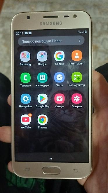 Техника и электроника: Samsung Galaxy J3 (2017), модель SM‑J330F, золотистый. Основные — 2