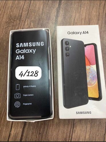 самсунг s8: Samsung Galaxy A14 5G, 128 GB, rəng - Qara, İki sim kartlı