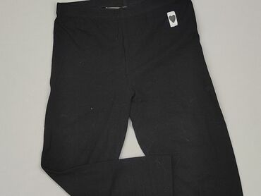 spodnie materiałowe czarne: Spodnie 3/4 H&M, 10 lat, stan - Idealny