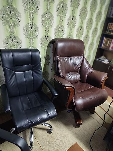 Офисные кресла: Офисное кресло, Б/у, С колесиками, цвет - Коричневый, Самовывоз, Бесплатная доставка, Платная доставка — 5