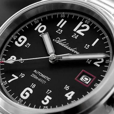 Ručni satovi: ADDIESDIVE AD2070 - 39mm - Crna - Seiko NH35 Automatik — 4