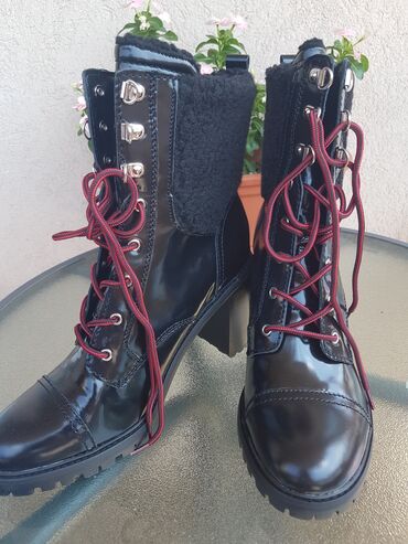 zimski sorc broj crn pro srebrnim nitlep: Ankle boots, Nine West, 41